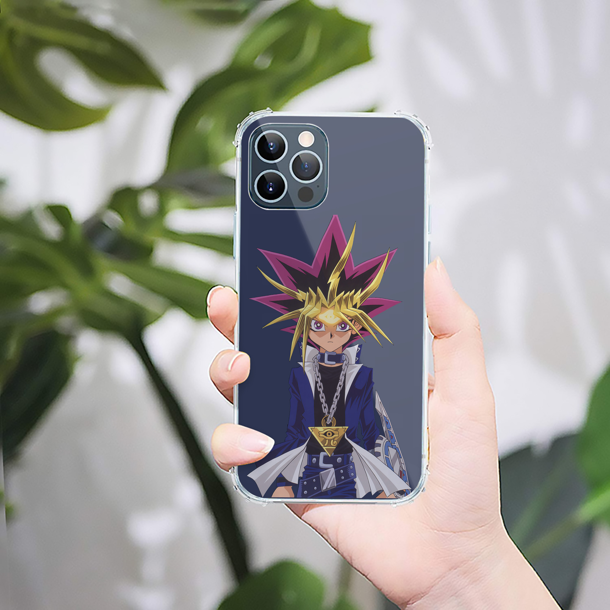（画像用） 遊☆戯☆王 Yu-Gi-Oh! 【iPhone 12シリーズ対応】透明スマホケース（クリアソフトケース）